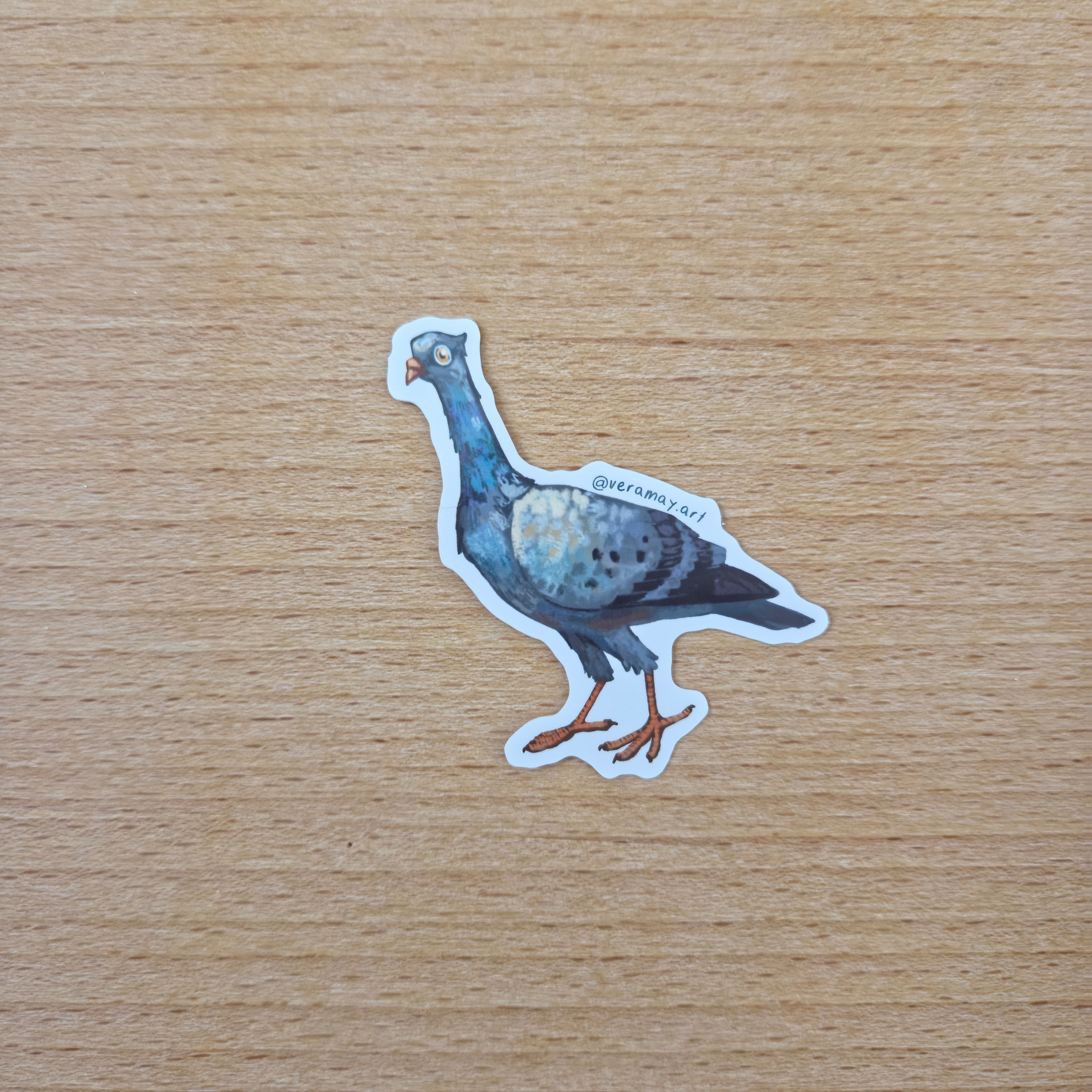 Long Pigeon Sticker