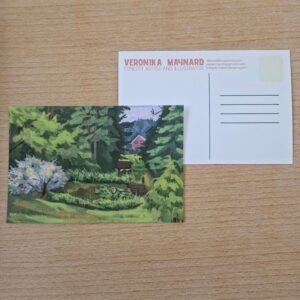 Pennsylvania Cabin Art Postcard